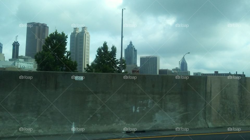A Cloudy Day In Atlanta