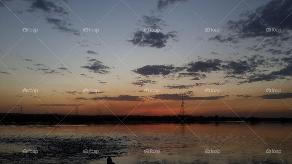 Euphrates river at sunset 9
