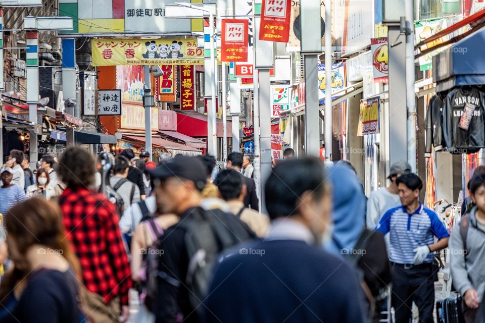 Japan shopping street