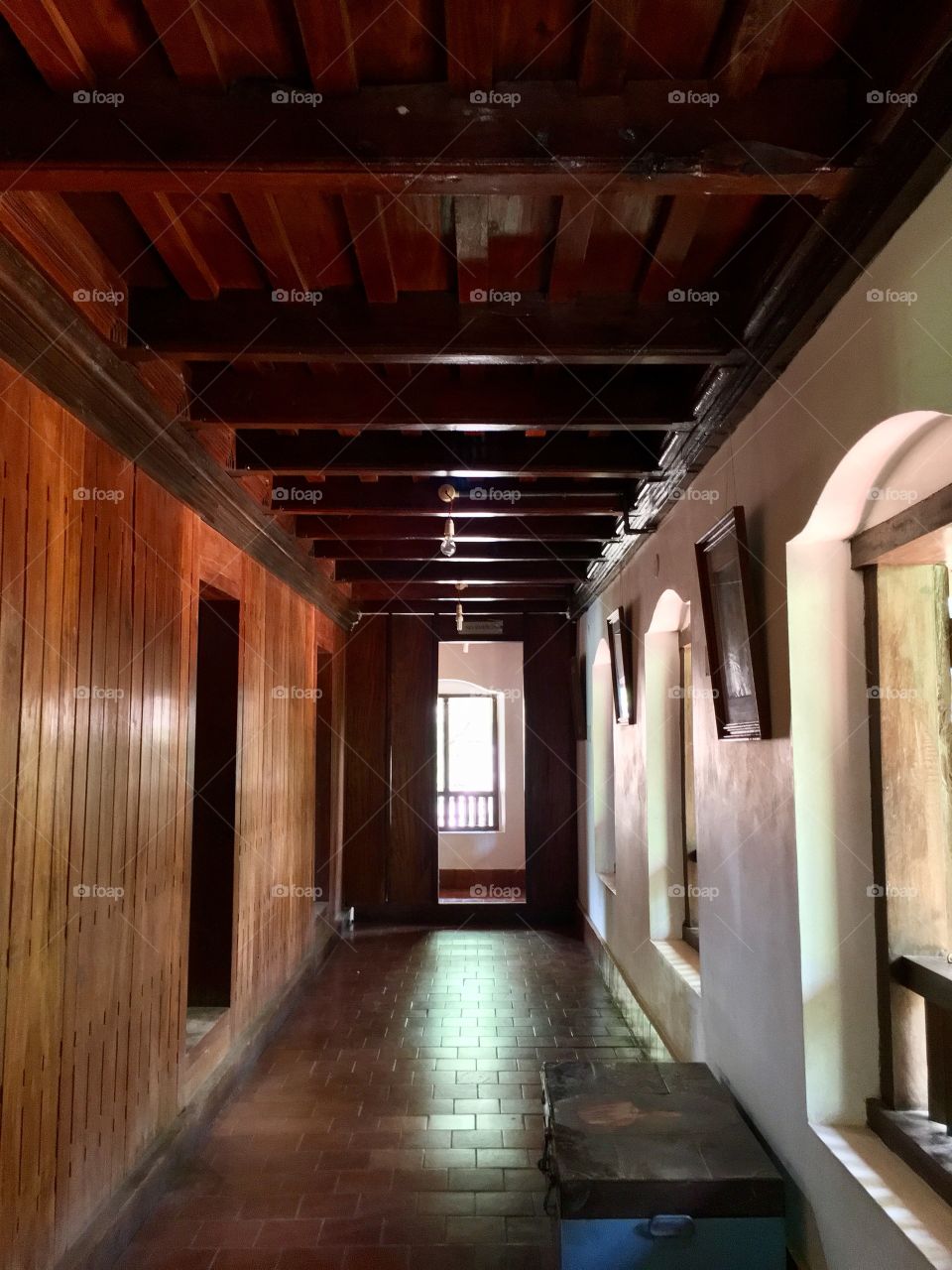 Hall way of typical South Indian homes. 