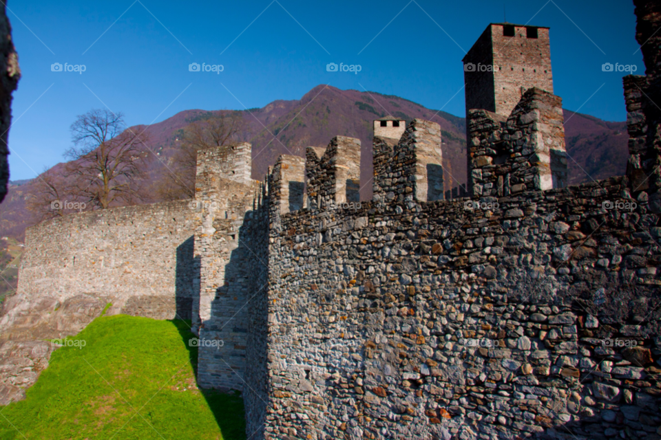 landscape italy mountain building by cmosphotos