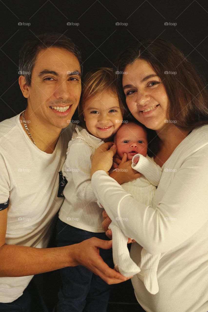 Tenderness photo, amazing family 