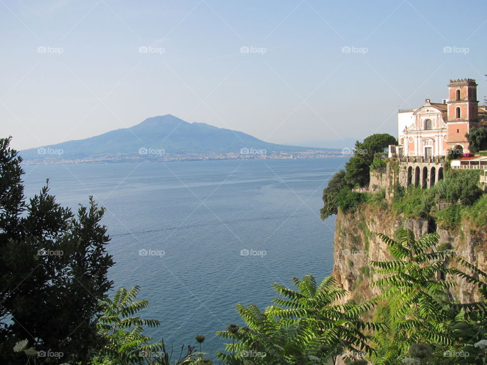 Amalfi coast Mt Vesuvius 