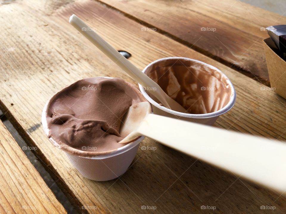 Chocolate Ice Cream Frozen Dessert