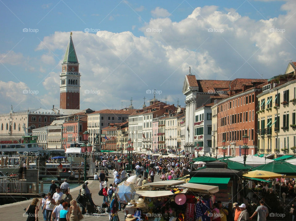 street italy buildings tourists by jeanello