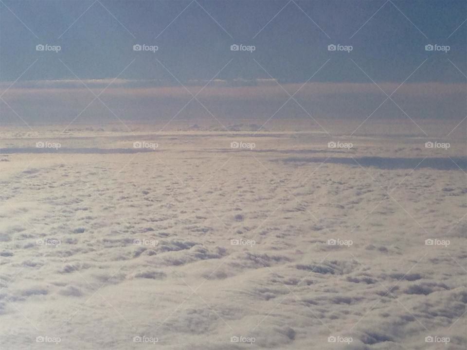 Clouds in the sky. Clouds in the sky on a flight from Atlanta to Melbourne