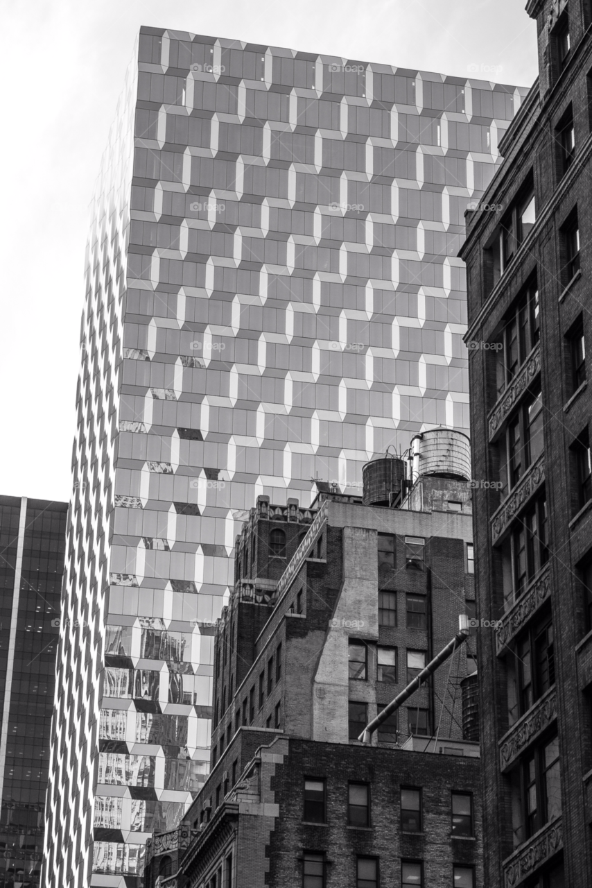 nyc white pattern black by delvec