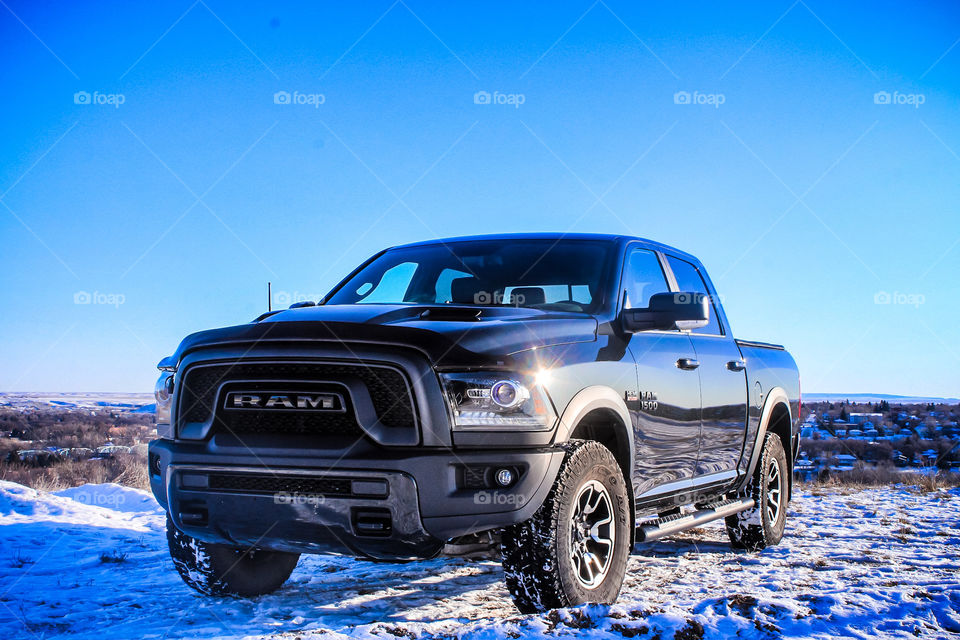 dodge ram black truck