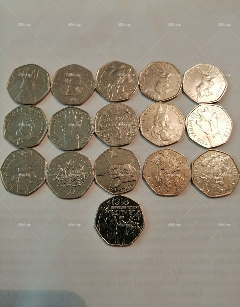 My 50p Coin Collection