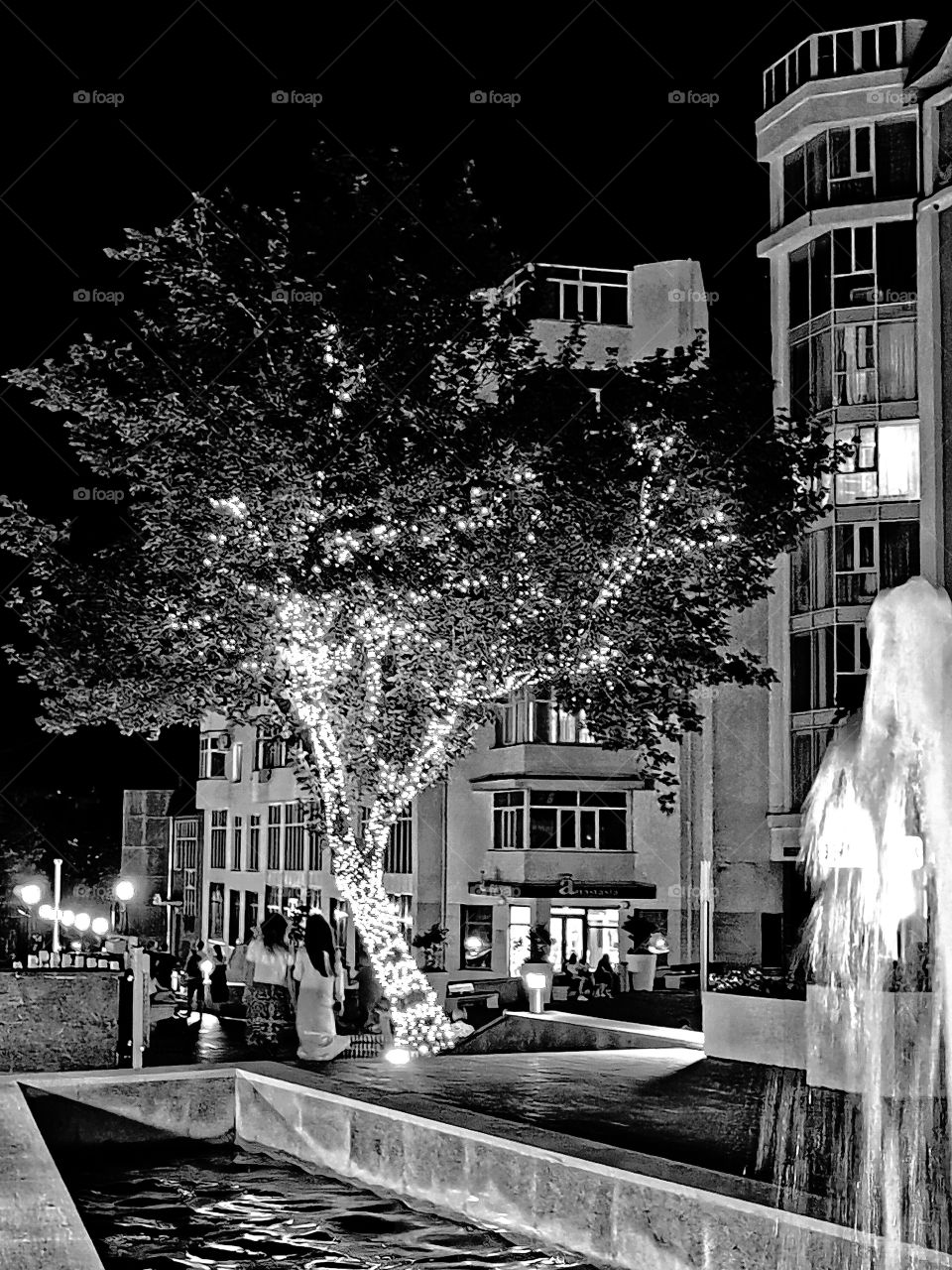 B&w architecture design view building way road decor decoration