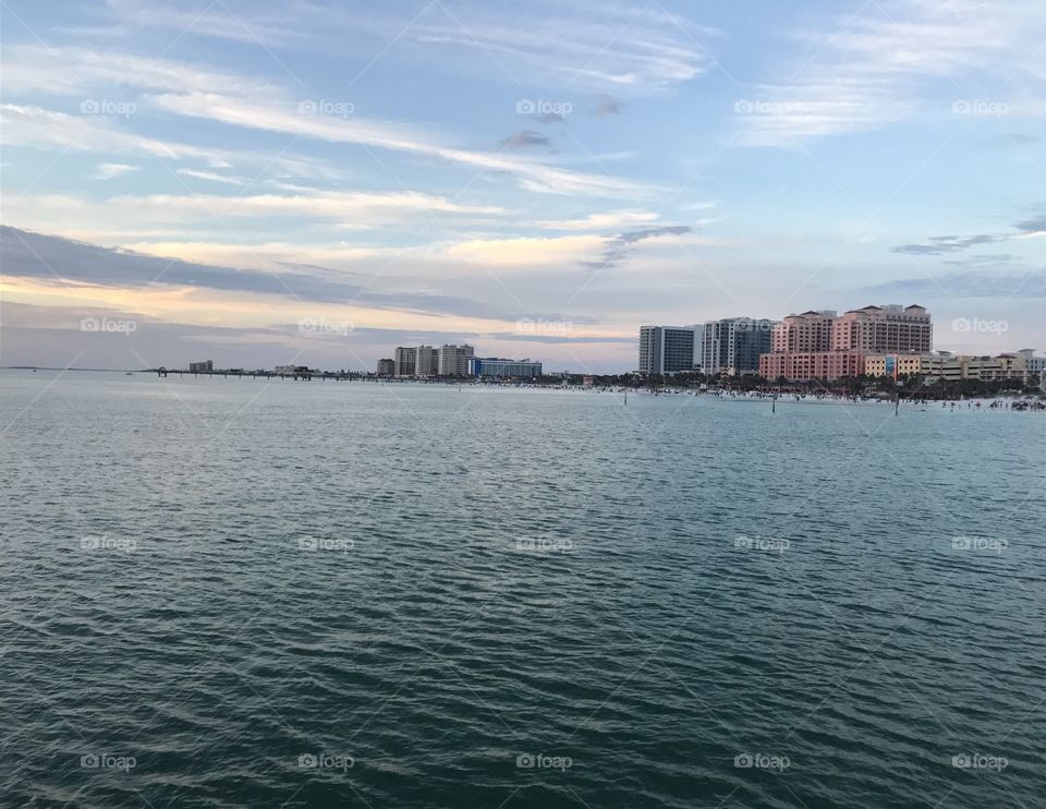 View from the cruise in Florida 