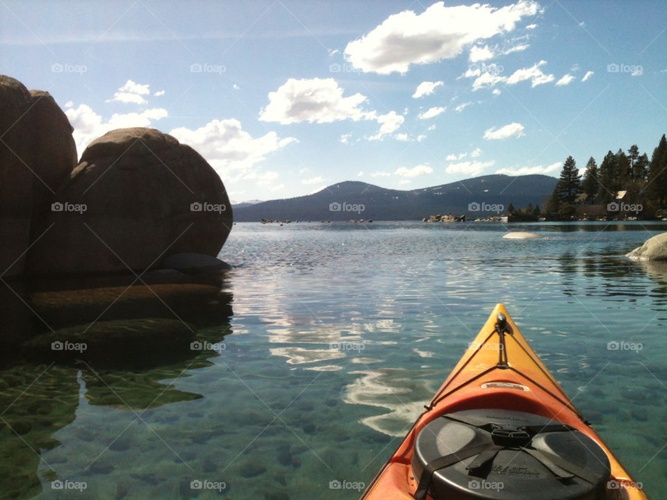 lake clear kayak tahoe by laurajane