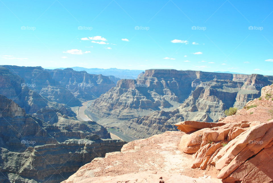 View of mountains in grand canyon