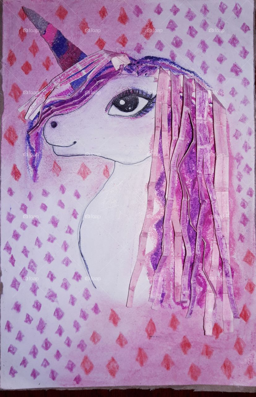 creative drawing of a unicorn made by annapurna