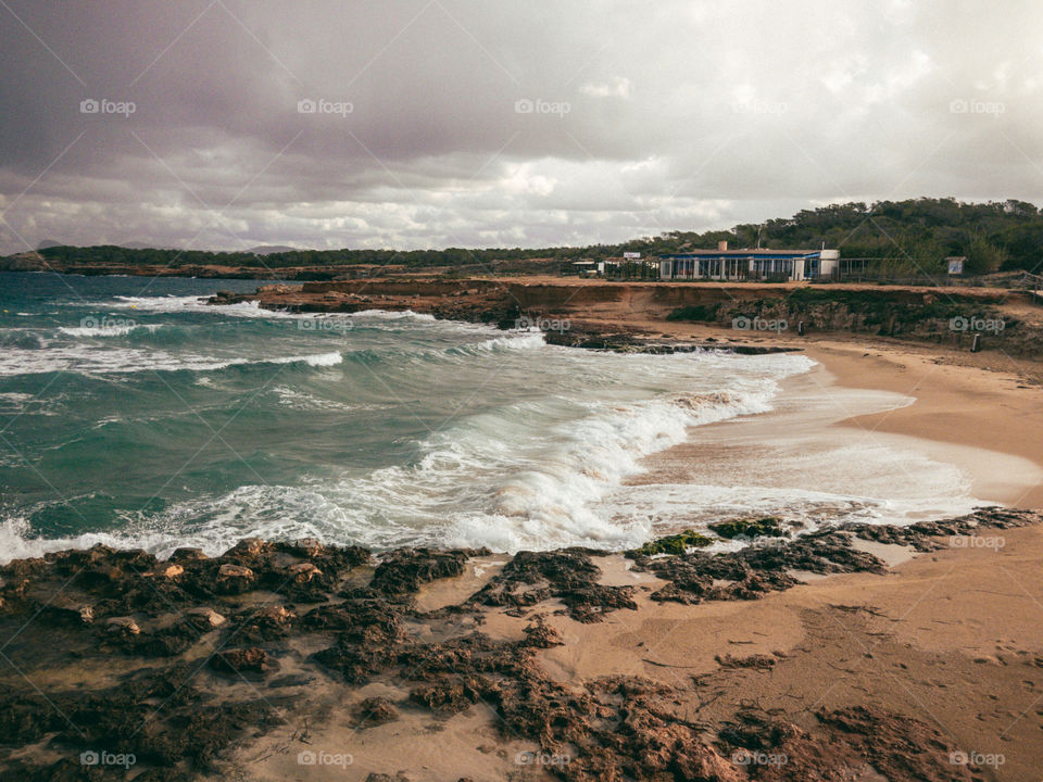 Morning on the beach 