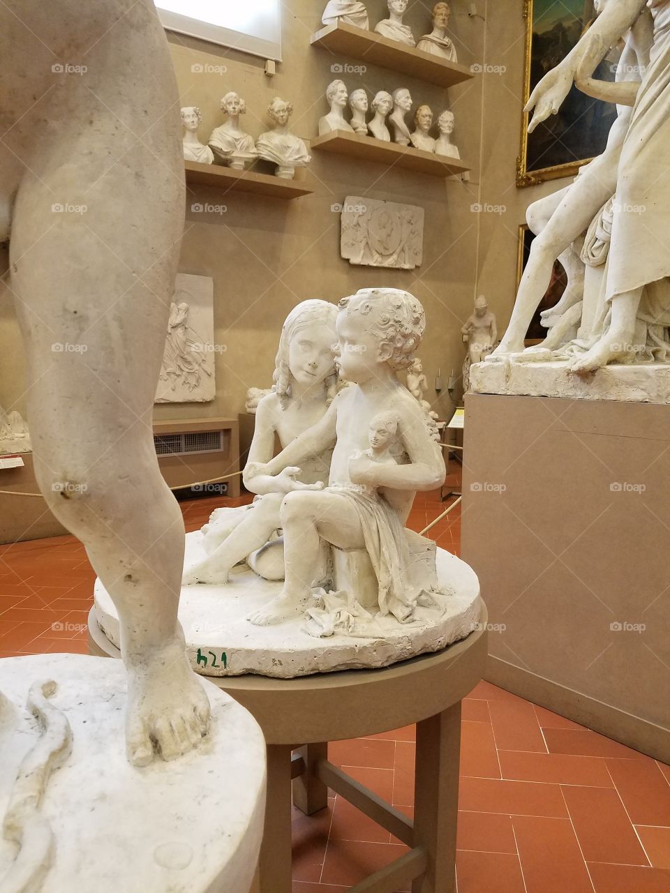 sculpture of children