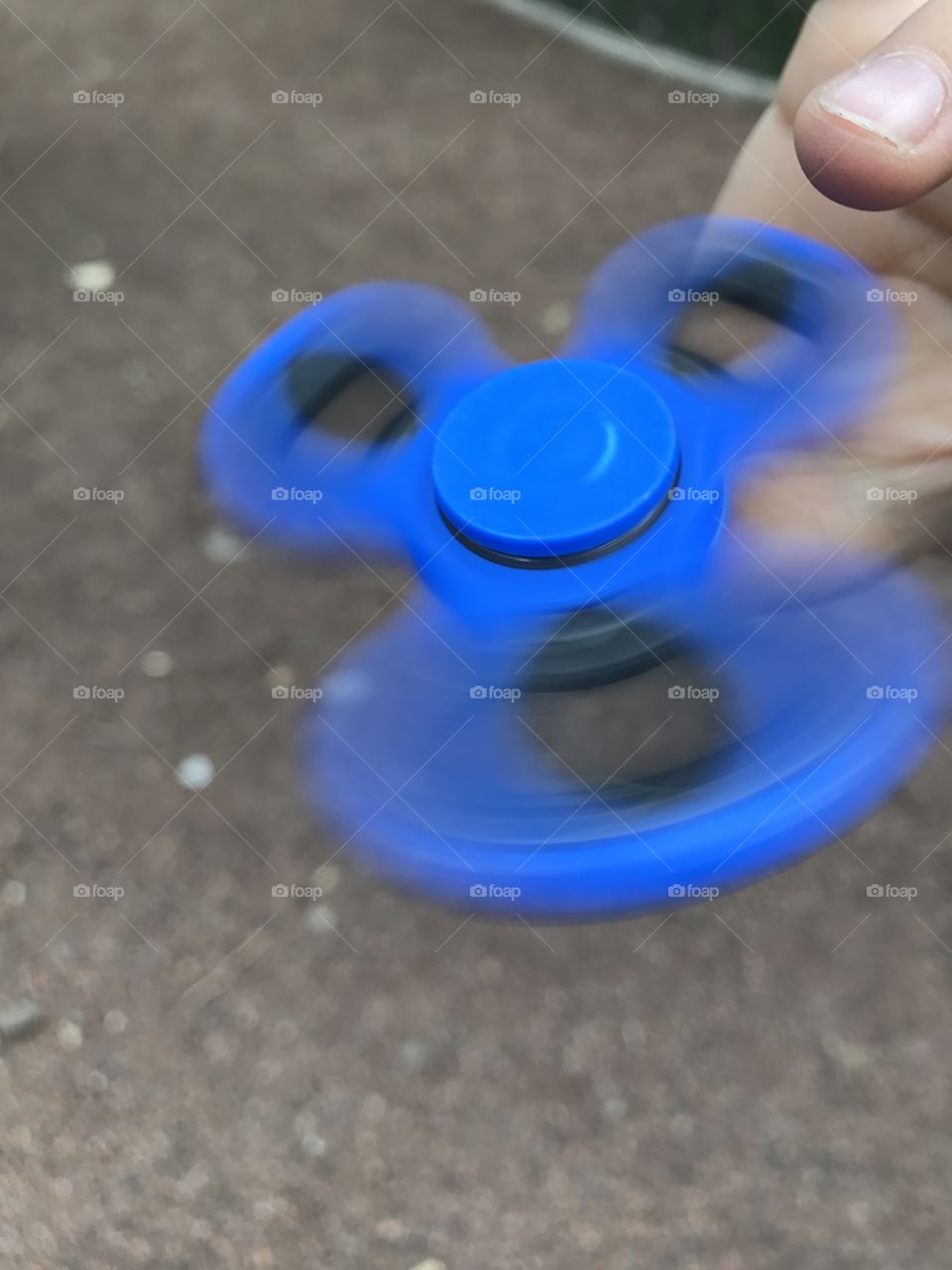 Spinner blue one