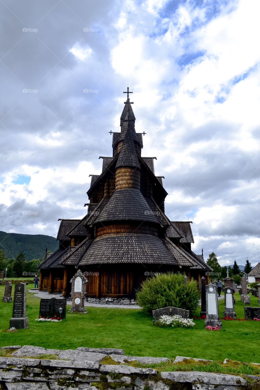 Back of Heddal stavechurch