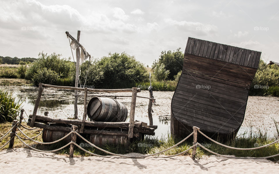 Old pirates boat