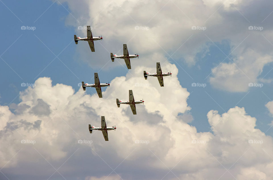 Croatian military acrobatic group named Wings of storm