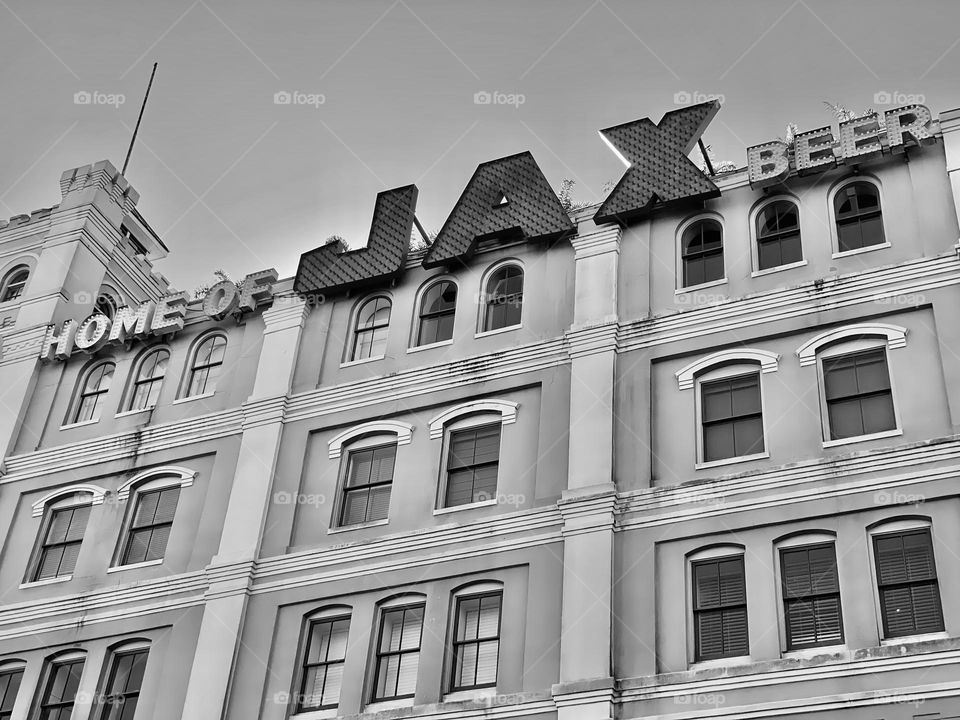 A building that used to be the headquarters of Jax Beer