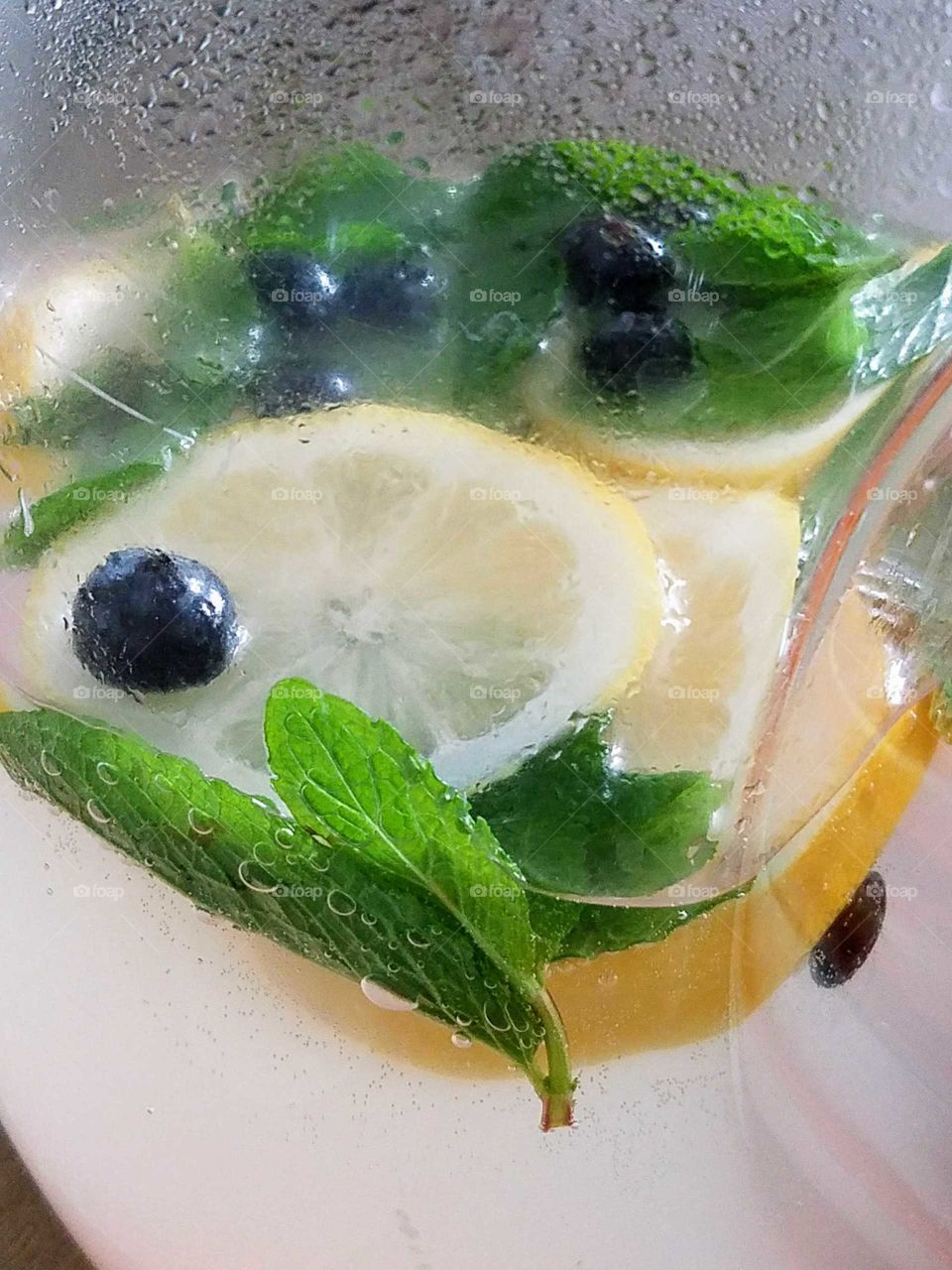 Close-up of lemon juice