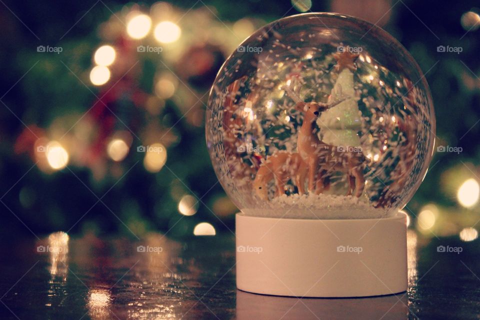 Christmas snow globe 