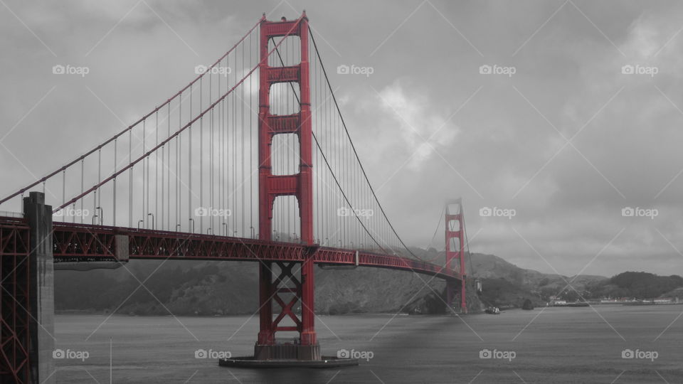 San Francisco. First time at the Golden Gate Bridge