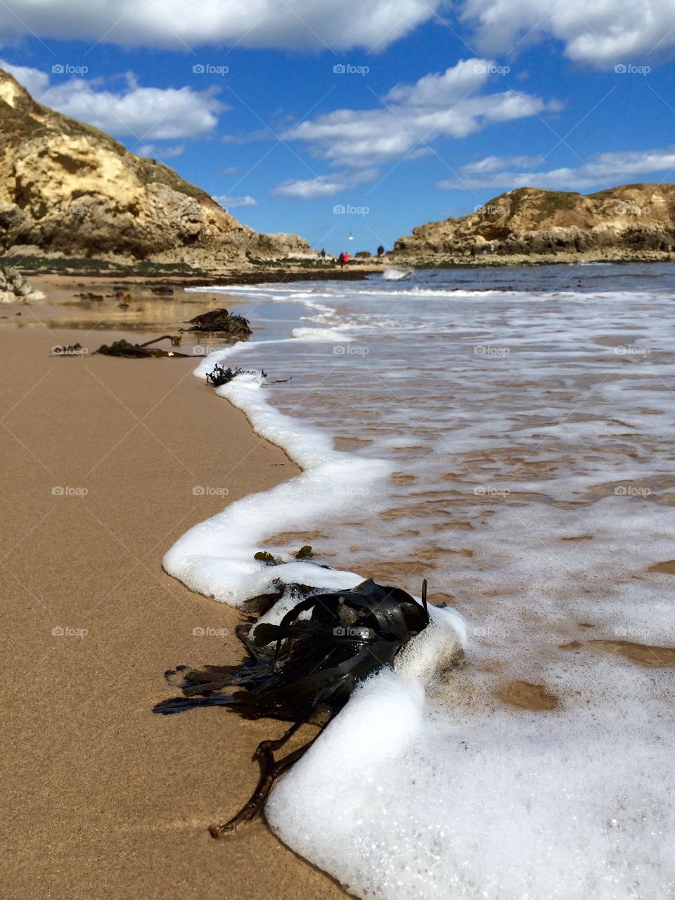 Beach Stroll. Walk along Marsden Beach ...