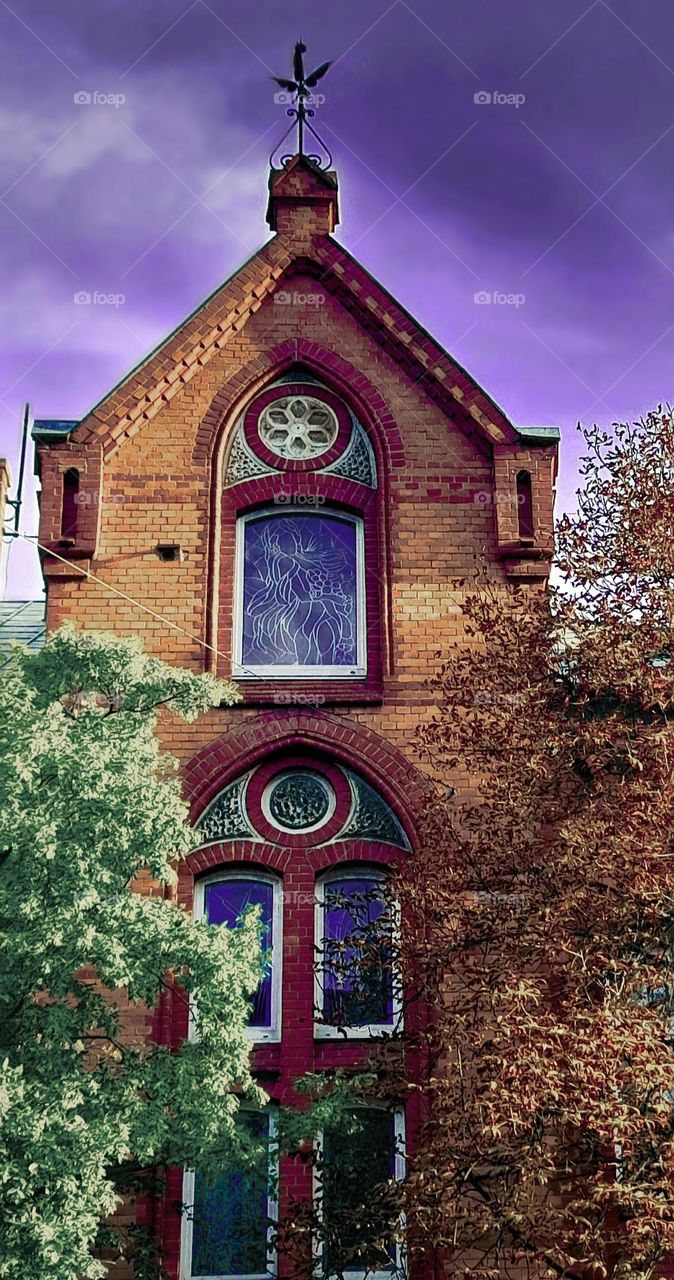 Old building in Poznań, Poland.