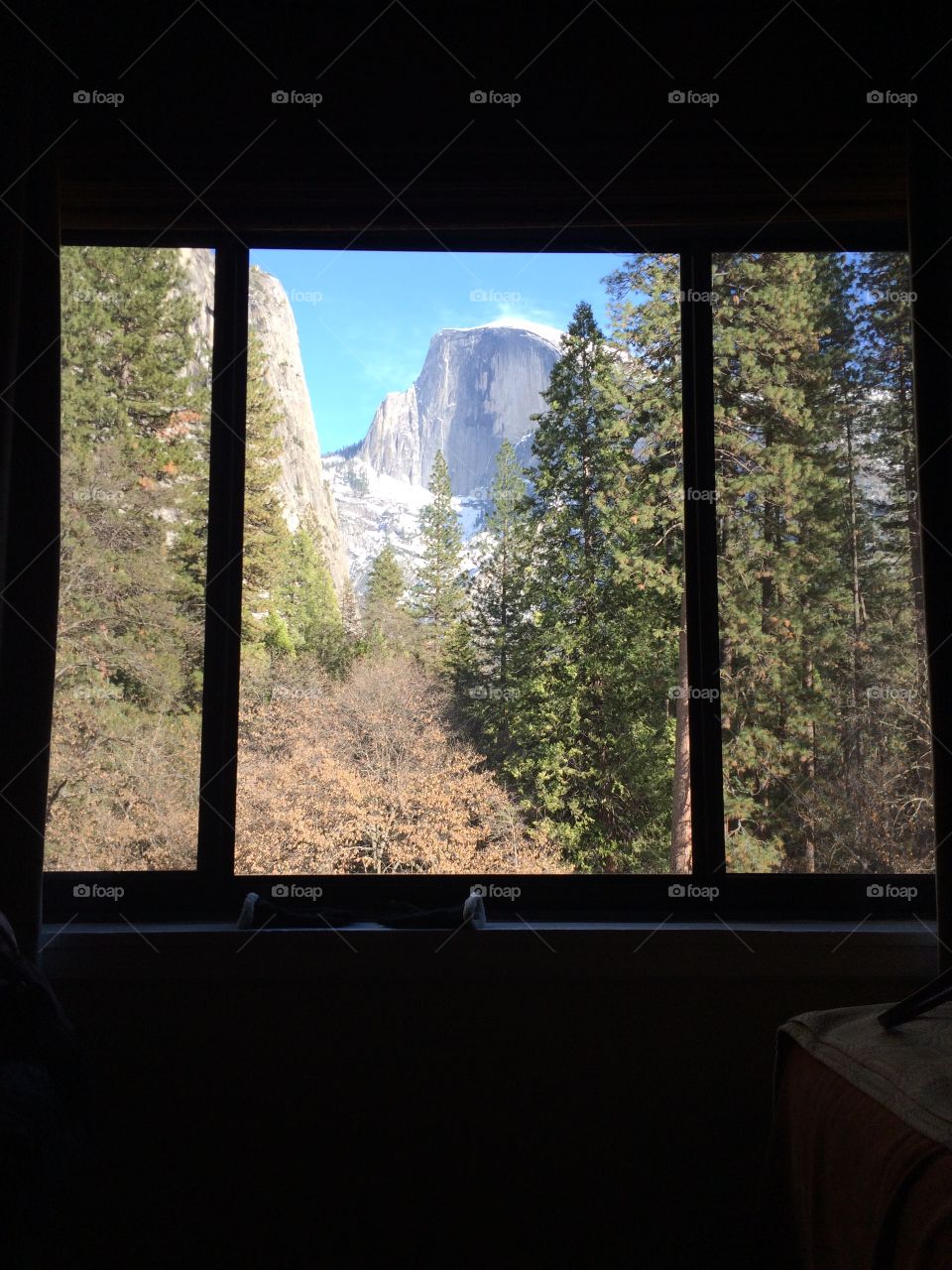Hotel in Yosemite view