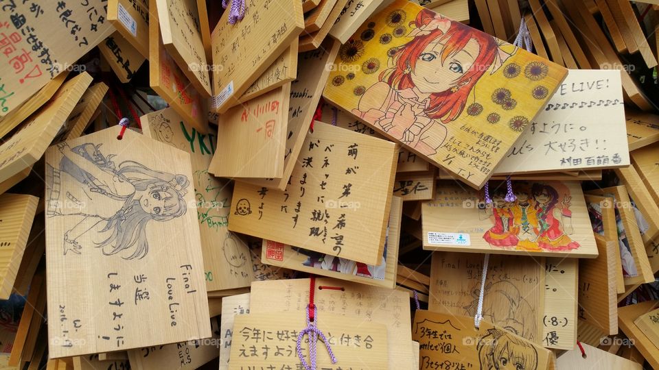 Ema: Japanese wooden wishing plaques