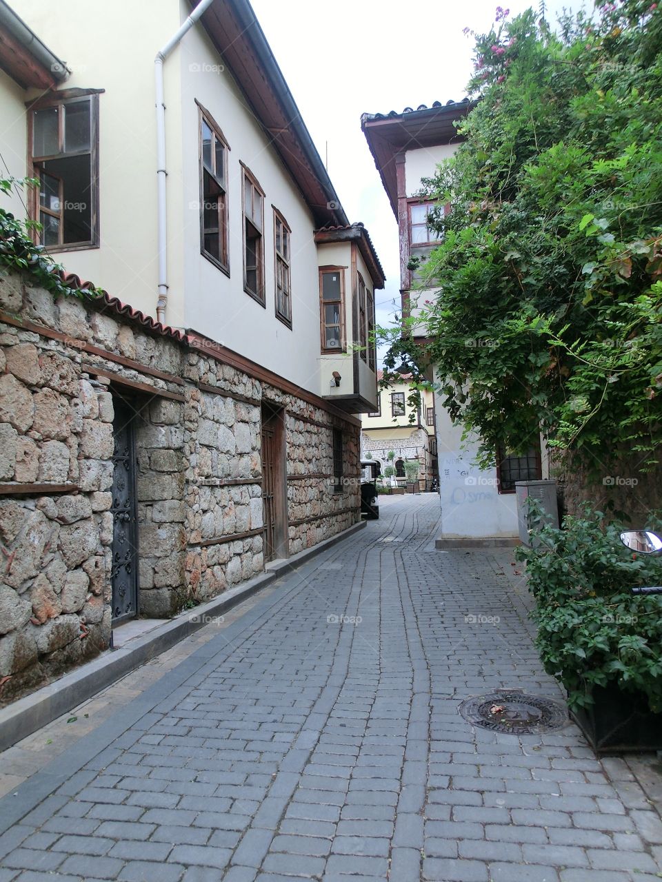 Street in the old town. Antalia. Turkey