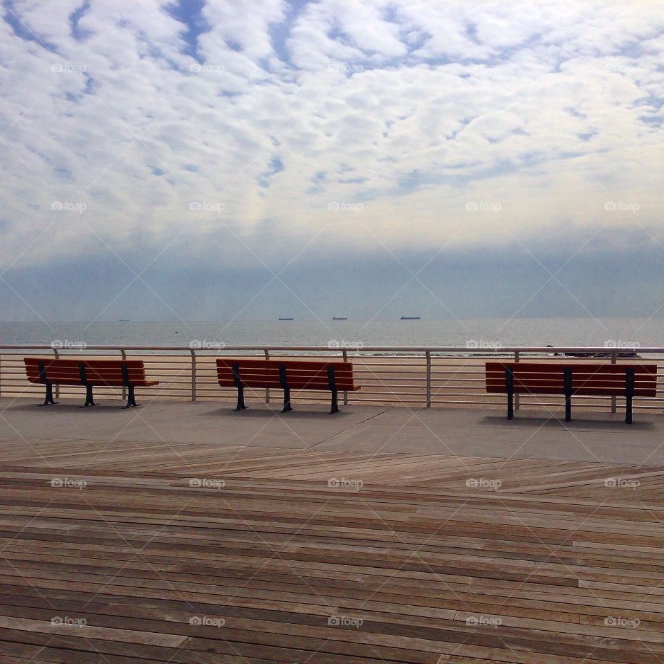 Ocean bench