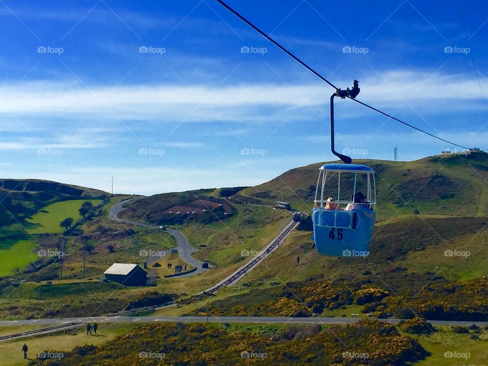 Travel . Sky view ( family vacation in Wales )