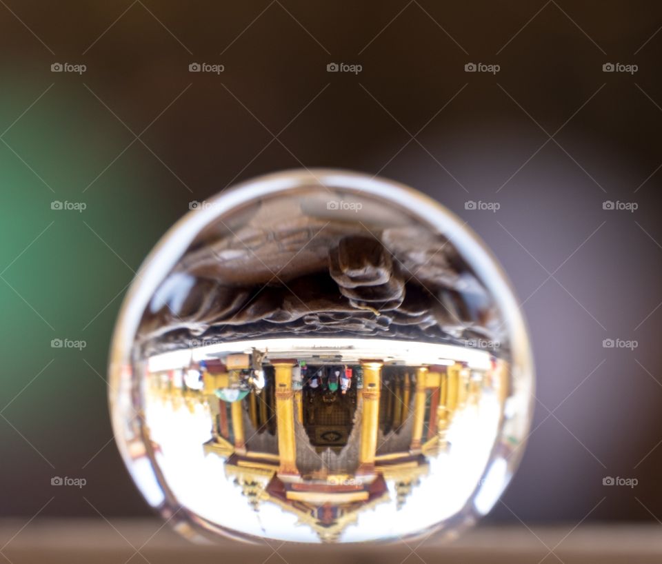 Beautiful sanctuary at Shwedagon pagoda Rangoon/Myanmar