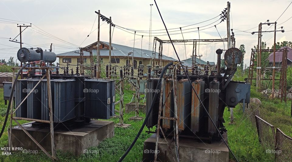 A typical  33/11kv - 2*6.3MVA  Power Recieving Sub station YARD ....