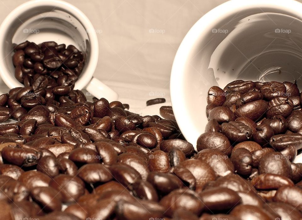 Close-up of coffee beans