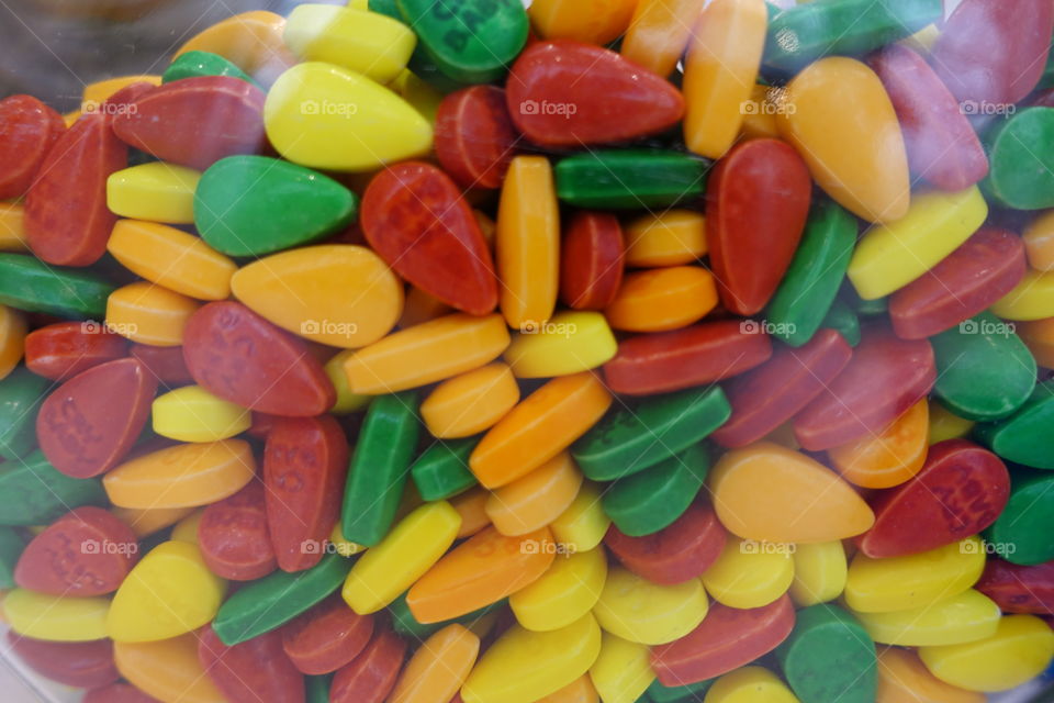 Colourful candy