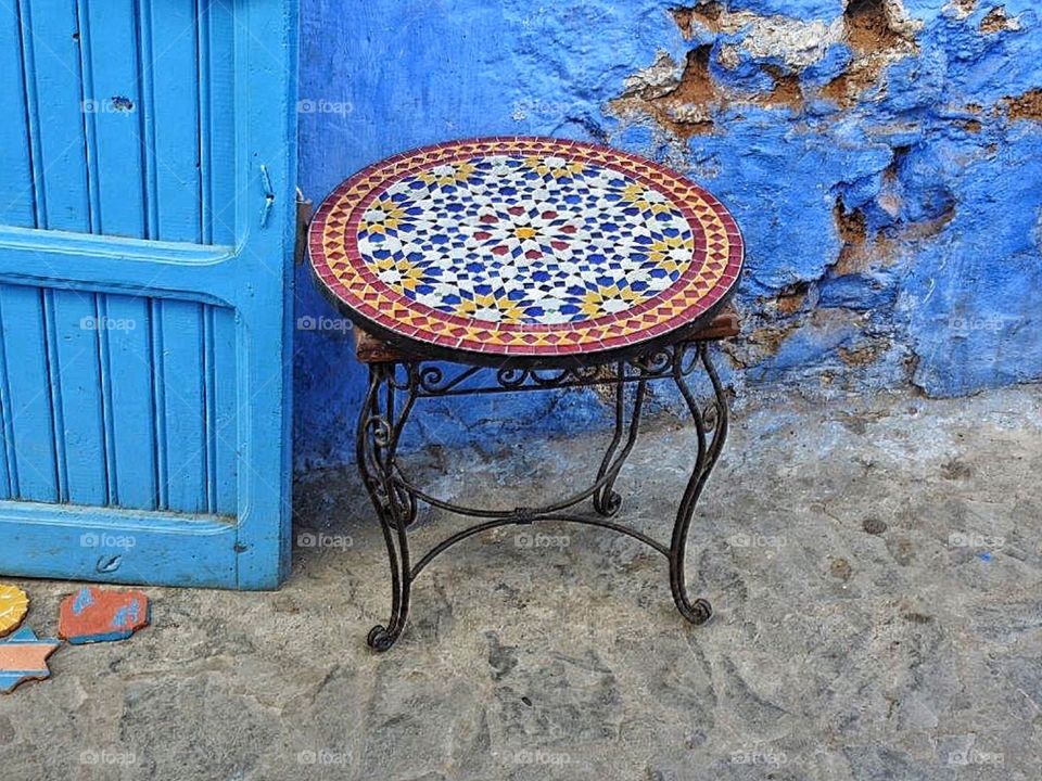 Mosaic table