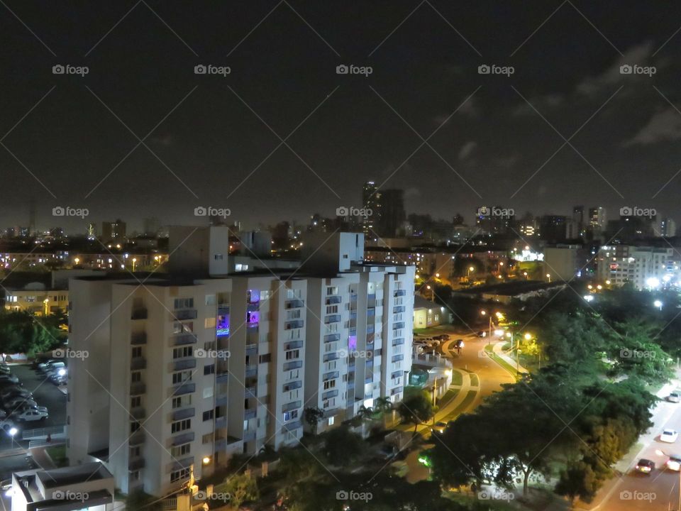 View of Barranquilla by night - 1