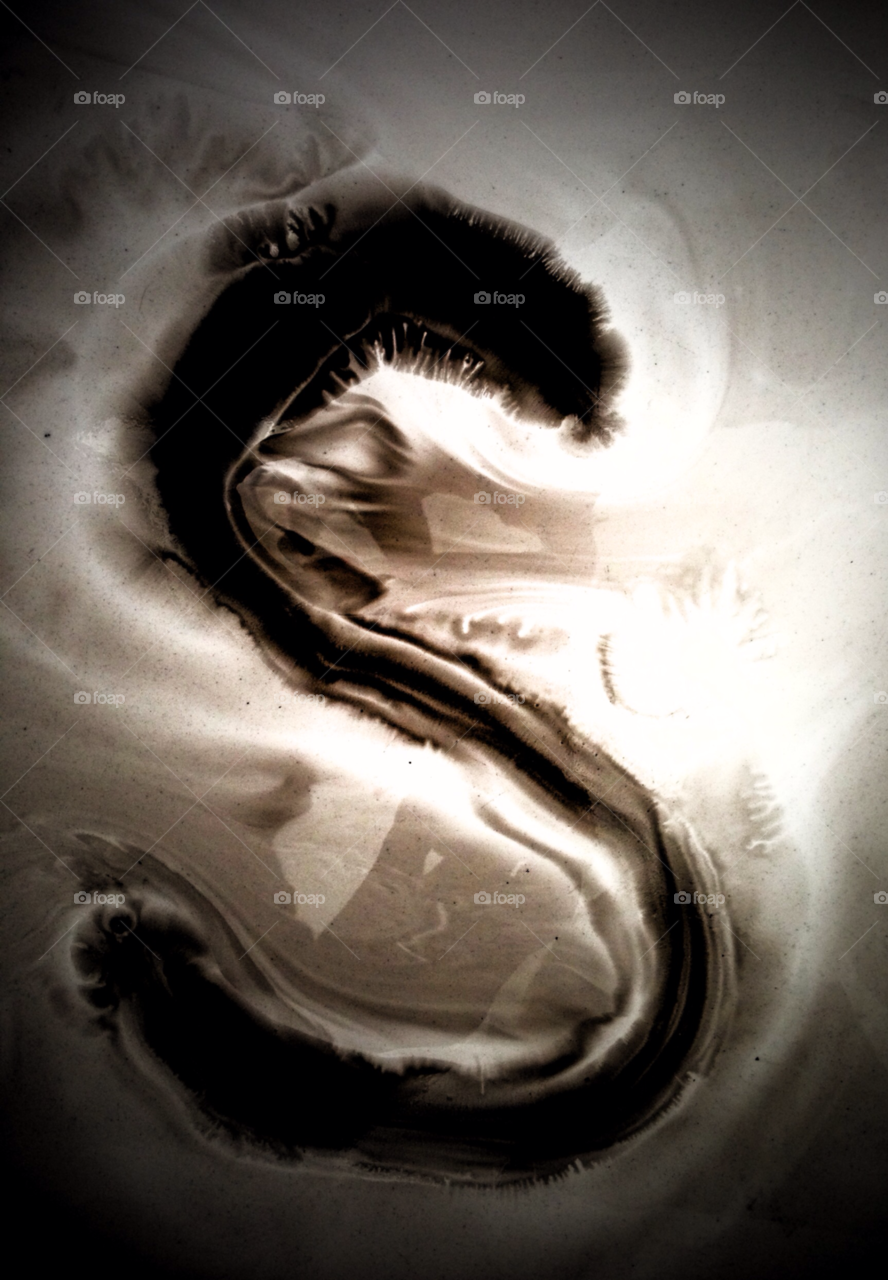 abstract handmade s indian ink by null_device