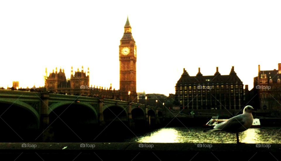 london vintage thames bridge by Worldtraveller