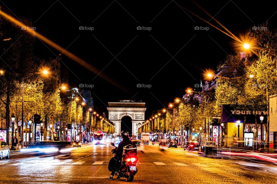 Paris at night