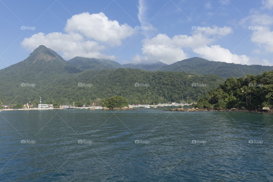 Abraao Village in Ilha Grande in Angra dos Reis.