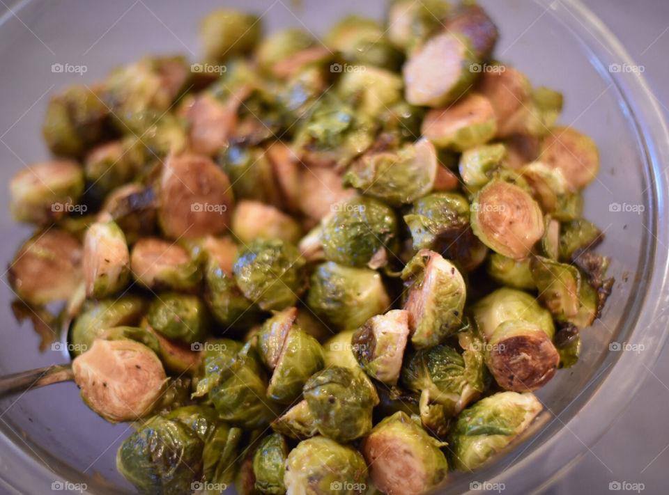 Brussel Sprouts and a Touch of Basalmic