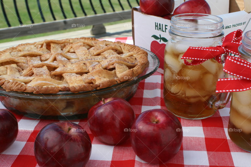 Apple Pie. Homemade Apple Pie
