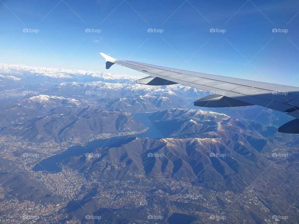 View from the airplane
