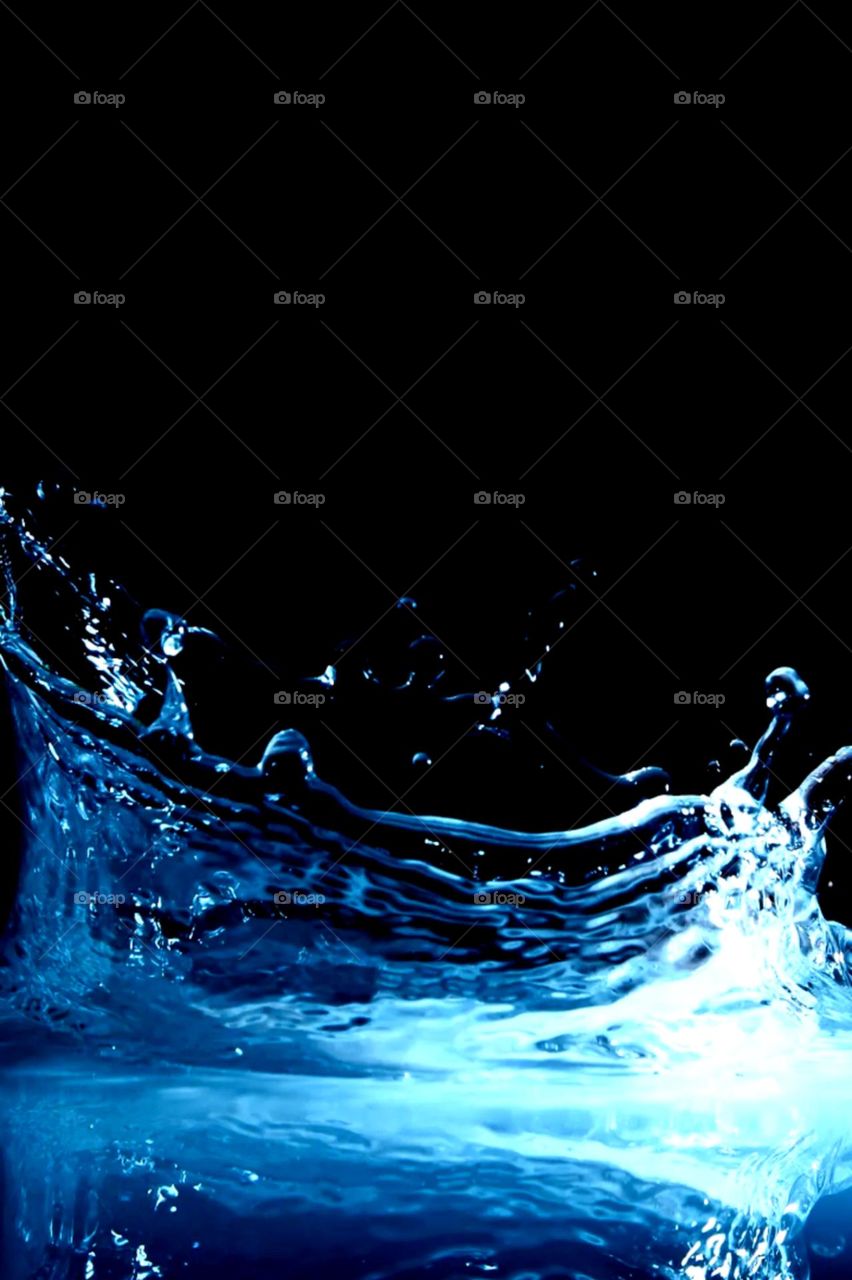 water jump and so nice blue water jumping effect looks so nice water drops also nice