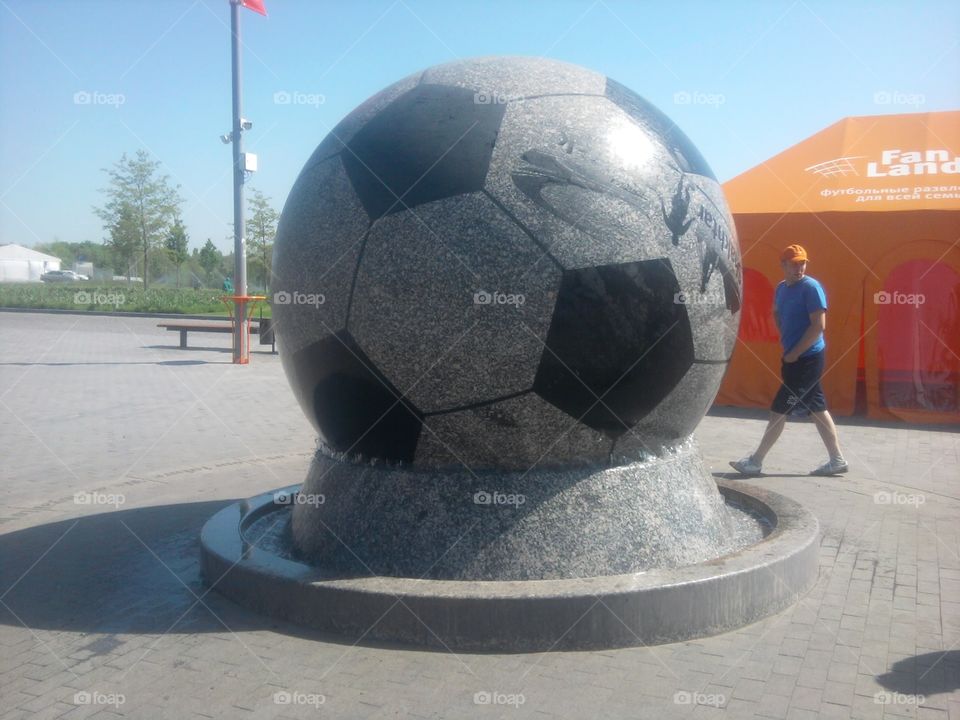 скульптура мяч